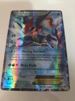 Ash-Greninja EX XY133 Black Star Promo Pokemon TCG - Image 1