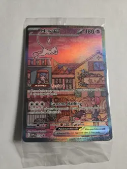 SEALED Mew ex SVP 053 Black Star Promo Full Art Pokemon TCG Scarlet Violet 151 - Image 1