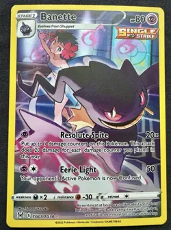 Banette TG07/TG30 Pokemon Lost Origin Ultra Rare Full Art Trainer Gallery - Image 1