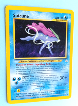 POKEMON NEO REVOLUTION SUICUNE #27/64 UNLIMITED RARE NON-HOLO MEDIUM PLAY - Image 2