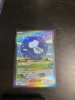 Mew EX Paldean Fates Special Illustration Rare 232/091 Bubble Mew - Pokemon NM - Image 1