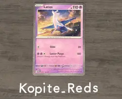 Pokemon TCG - Latios Cosmos Holo - Black Star Promo - Paradox Rift - 073/182 NM - Image 1