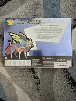Pokemon TCG Celebrations Deluxe Pin Collection Zacian Box SEALED - Image 2