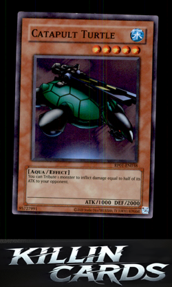 Catapult Turtle RP01-EN038 Super Rare Retro Pack (2020 Date Reprint) YuGiOh Card - Image 1