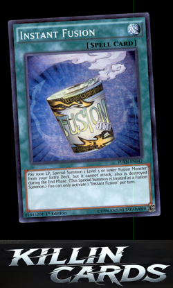 1st Edition Instant Fusion FUEN-EN042 YuGiOh Super Rare Fusion Enforcers Card LP - Image 1