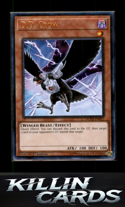 1st Edition D.D. Crow DUDE-EN027 Ultra Rare Duel Devastator YuGiOh Card LP - Image 1