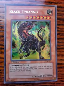MP - 1st edition Black Tyranno - Invasion of Chaos IOC-075 Ultra Rare - Image 1
