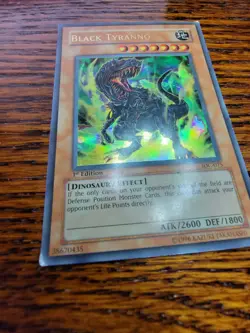 MP - 1st edition Black Tyranno - Invasion of Chaos IOC-075 Ultra Rare - Image 2