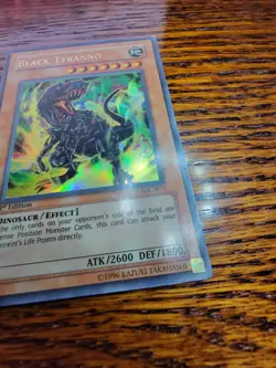 MP - 1st edition Black Tyranno - Invasion of Chaos IOC-075 Ultra Rare - Image 3