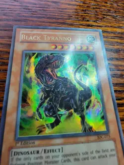 MP - 1st edition Black Tyranno - Invasion of Chaos IOC-075 Ultra Rare - Image 4