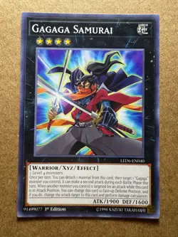 Gagaga Samurai LED6-EN040 Legendary Duelists: Magical Hero 1st Edition Yugioh - Image 1