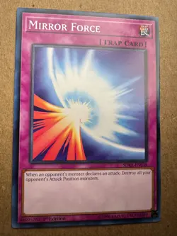 Yu-Gi-Oh! TCG Mirror Force SDRR-EN038 Yugioh - Image 1