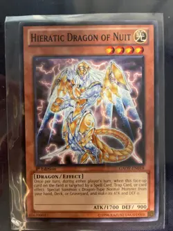 Hieratic Dragon of Nuit GAOV-EN018 Galactic Overlord 1st Edition - Image 3