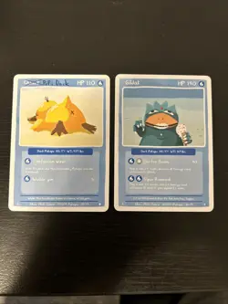 Pokemon/Pokepu Pipi Dack & Gildak V1 Derpy Parody Card - Image 1