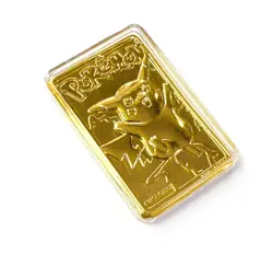 Pokemon 1999 23k Gold Plated Trading Card Burger King Promo in case - Image 1