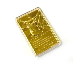 Pokemon 1999 23k Gold Plated Trading Card Burger King Promo in case - Image 2