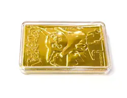 Pokemon 1999 23k Gold Plated Trading Card Burger King Promo in case - Image 3