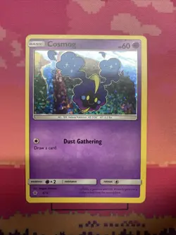 Pokemon Card Cosmog McDonald's 2017 Holo 6/12 Near Mint - Image 1