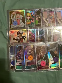 One Piece Japanese Super Rare Card Lot - Image 2