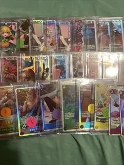 One Piece Japanese Super Rare Card Lot - Image 3