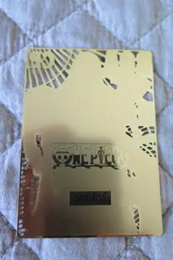 GODDESS STORY WAIFU ANIME CARD CP BOA HANCOCK ONE PIECE 048/100 GOLD METAL ALLOY - Image 2