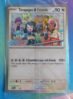 Pokemon Surging Sparks SVP EN Terapagos & Friends Jumbo Promo Card SEALED - Image 1
