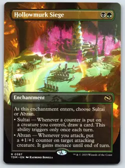 Hollowmurk Siege (Borderless) - Tarkir: Dragonstorm - MTG - Near Mint - Image 1