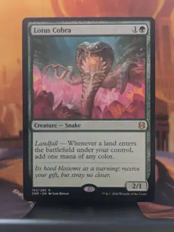 Magic The Gathering Lotus Cobra Zendikar Rising Regular Non Foil - Image 1