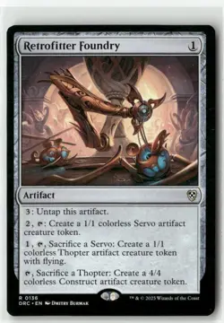 Retrofitter Foundry 136 Non-Foil NM MTG Commander: Aetherdrift Magic - Image 1