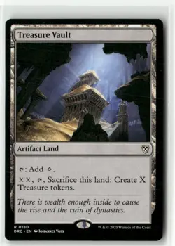 Treasure Vault 180 Non-Foil NM MTG Commander: Aetherdrift Magic - Image 1