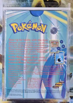 Pokemon TCG Misty Theme Deck Gym Heroes Sealed - (Wizards of The Coast 1999) - Image 2