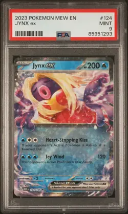 2023 Pokemon Scarlet & Violet 151 JYNX ex #124/165 Holo PSA 9 MINT - Image 1