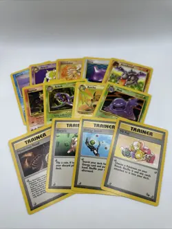 Lot of 13 1999 Pokemon Fossil Base. - Image 1