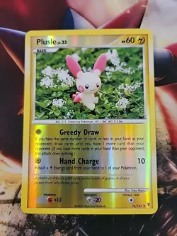 Pokemon TCG Plusle Reverse-Holo 76/147 Platinum Series Supreme Victors - Image 1