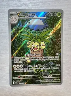 2025 Pokemon Mega Evolution Exeggutor Illustration Rare 135/132 Mint!! - Image 1