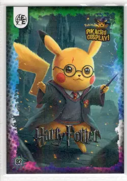 Harry Potter (Pikachu) #92 - Galaxy Holo - Electric Pikachu Cosplay - Pokemon - Image 1