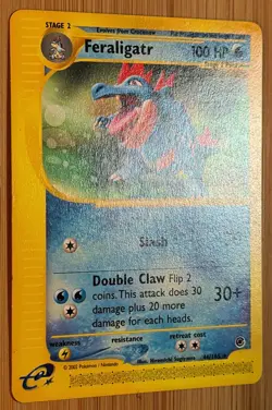 Feraligatr # 46/165 Rare Expedition Base-Set 2002 Pokemon Englisch Mint Vintage - Image 2