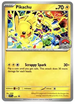 Pokemon Scarlet Violet Black Star Promo World Championship 2025 Pikachu SVP225 - Image 1