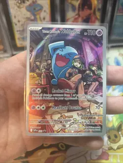 Team Rocket's Wobbuffet Pokemon Center Exclusive 203 Destined Rivals Near Mint - Image 1