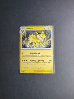 Jolteon 169 Pokemon TCG S&V Black Star Promo Cosmos Holo Rare NM - Image 2