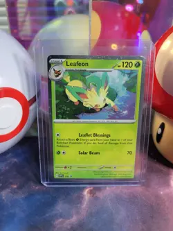 Leafeon 170 Pokemon TCG S&V Black Star Promo Cosmos Holo NM - Image 1