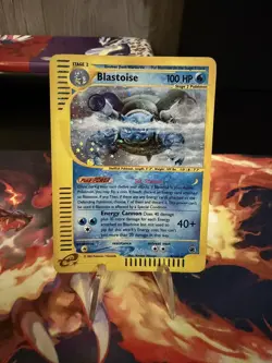 2002 Pokemon TCG Blastoise 004/165 Expedition Base Set Holo Rare - Image 1