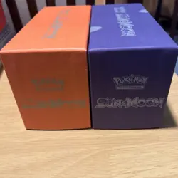 Pokemon SM Sun & Moon Lunala & Solgaleo Elite Trainer Box ETB EMPTY 2 Boxes - Image 4
