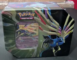 Pokemon TCG Azure Legends Tin Factory Sealed Xerneas EX, Dialga EX [Set of 2] - Image 2