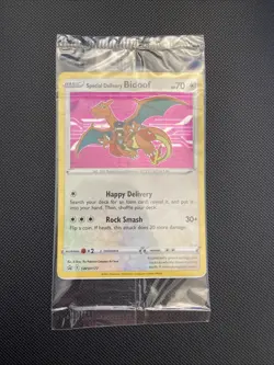 Special Delivery Bidoof - SWSH177 - Pokemon Promo SEALED Holo Mint - Image 1