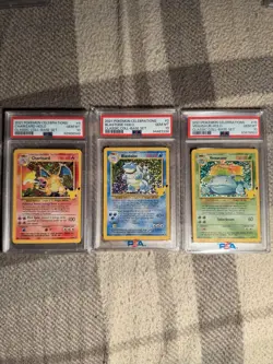 2021 Pokemon Celebrations Set Charizard Blastoise Venusaur PSA 10 GEM MINT - Image 1