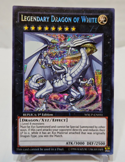 Legendary Dragon of White WSUP-EN051 Prismatic Secret Rare 1st Ed Yugioh 7951 - Image 1