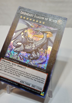 Legendary Dragon of White WSUP-EN051 Prismatic Secret Rare 1st Ed Yugioh 7951 - Image 3