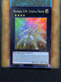 Yugioh Number S39: Utopia Prime MP16-EN043 Super Rare 1st Ed LP - Image 1