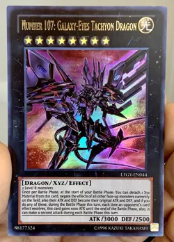 YGO 2013 Number 107: Galaxy Eyes Tachyon Dragon LTGY-EN044 Ultra Rare NM w/Track - Image 1